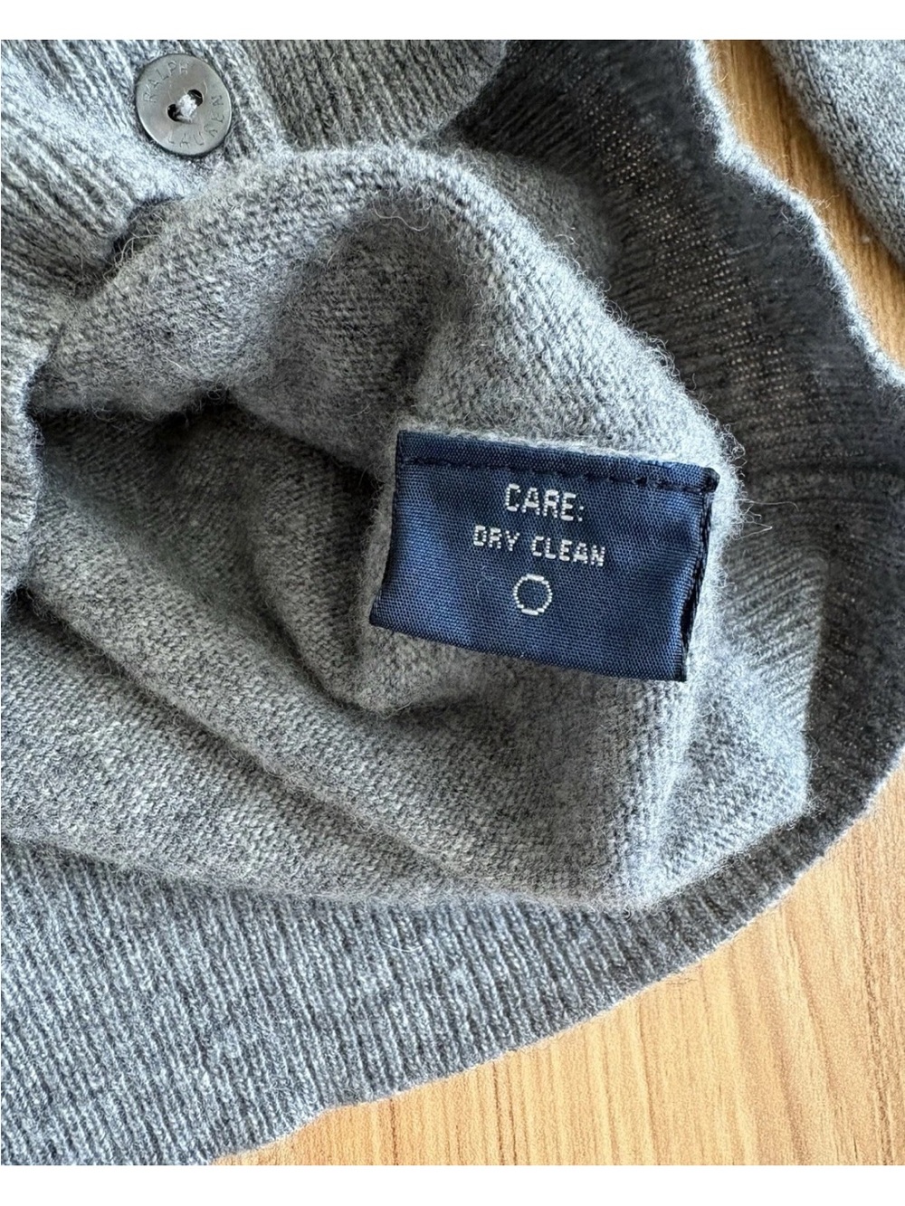 Ralph Lauren Sport Merino Wool Cashmere Blend Cardigan Sweater Button Up Wmns XS - Picture 8 of 8
